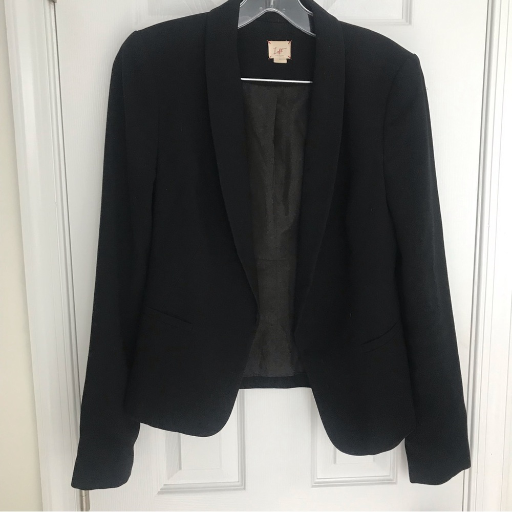 Loft Black Blazer Size 0